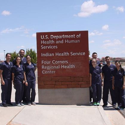 photo of students at Four Corners Regional Health Center