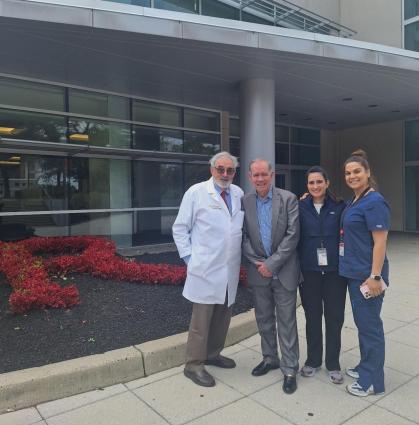 Alberto Gracia, RSDM patient, with his doctors